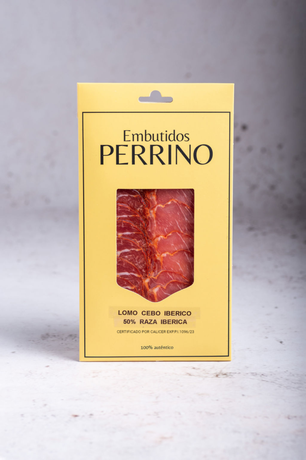 Lomo ibérico de Cebo 50% Raza ibérica sobre loncheado